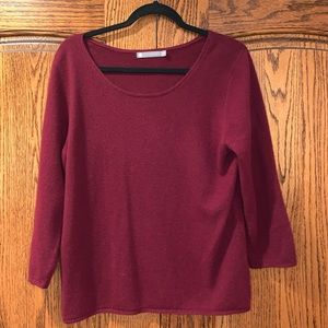 Cashmere Burgundy Sweater